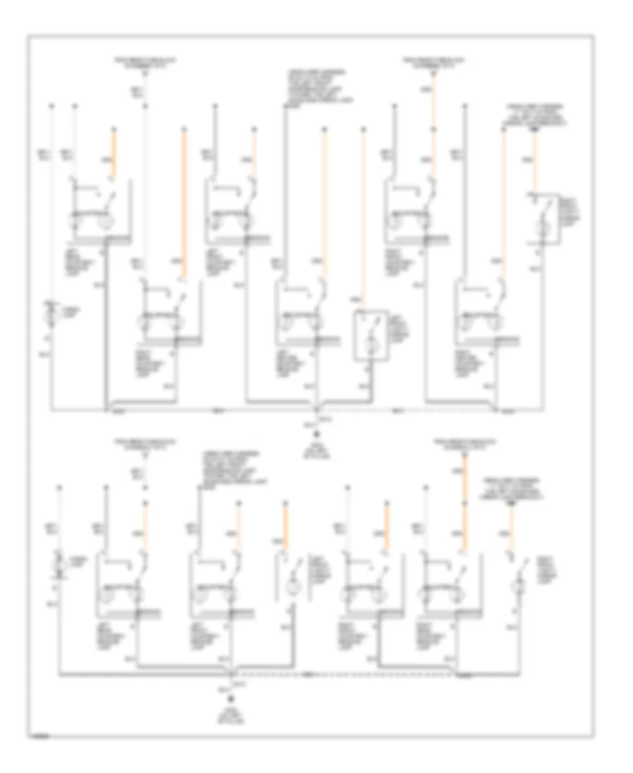 Courtesy Lamps Wiring Diagram 2 of 2 for GMC Envoy 2002
