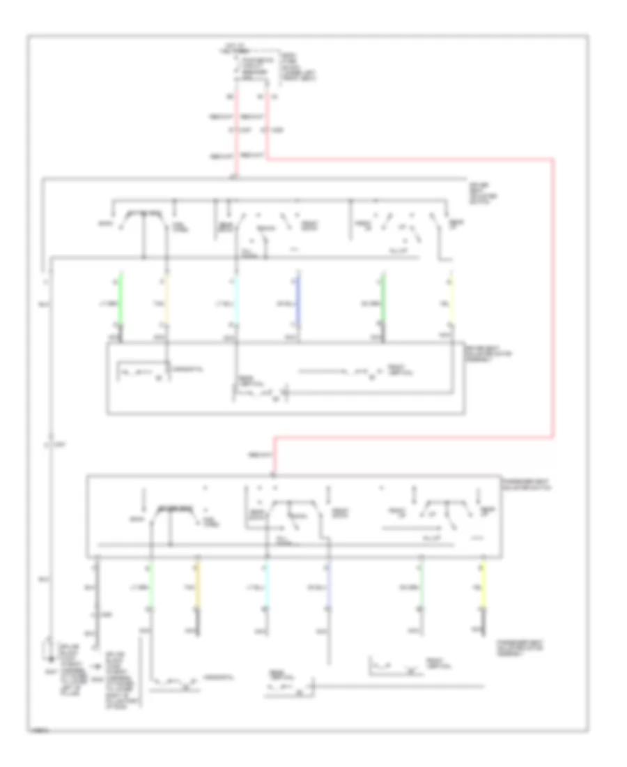 Power Seats Wiring Diagram for GMC Savana 2014 3500