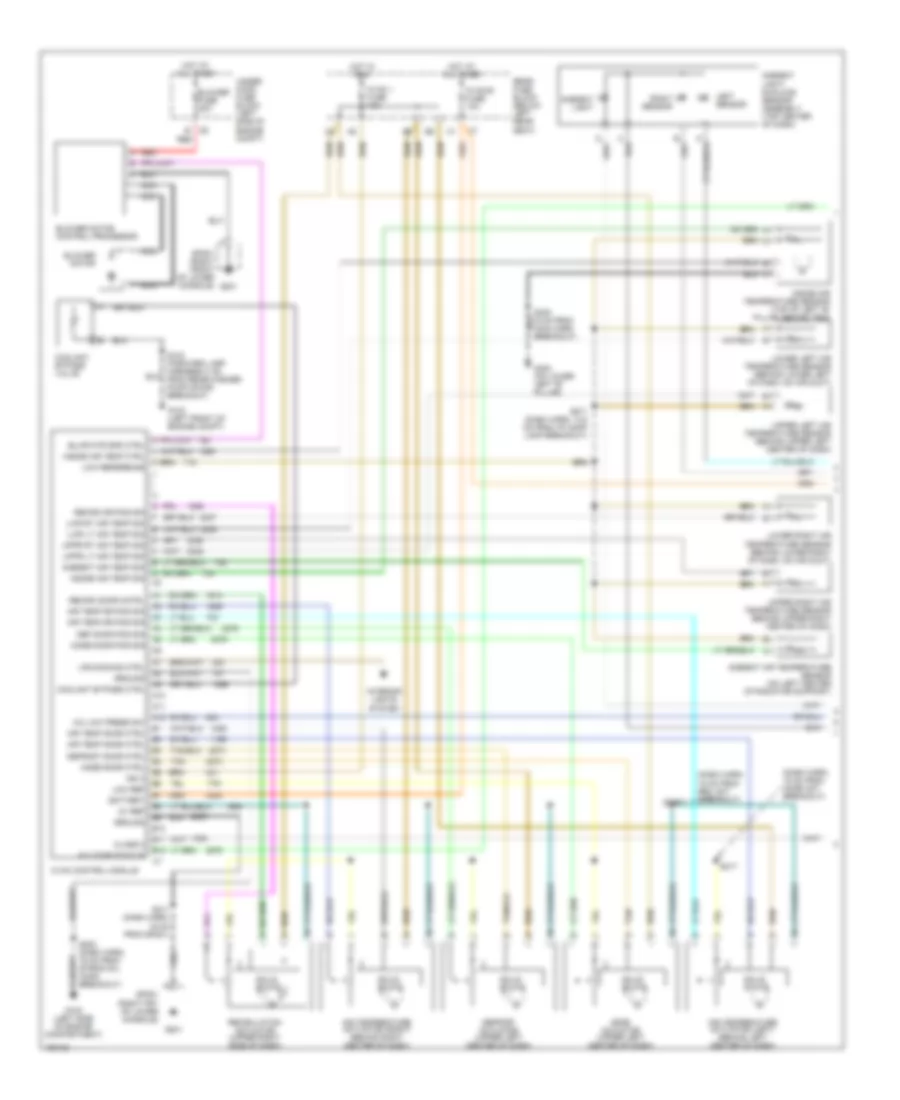 Automatic A C Wiring Diagram with Rear Entertainment 1 of 3 for GMC Envoy XL 2002