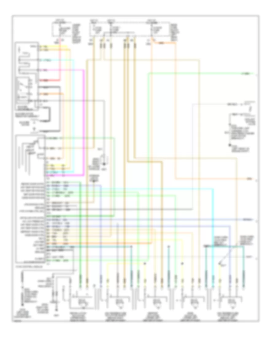 Manual A C Wiring Diagram with Rear Entertainment 1 of 3 for GMC Envoy XL 2002