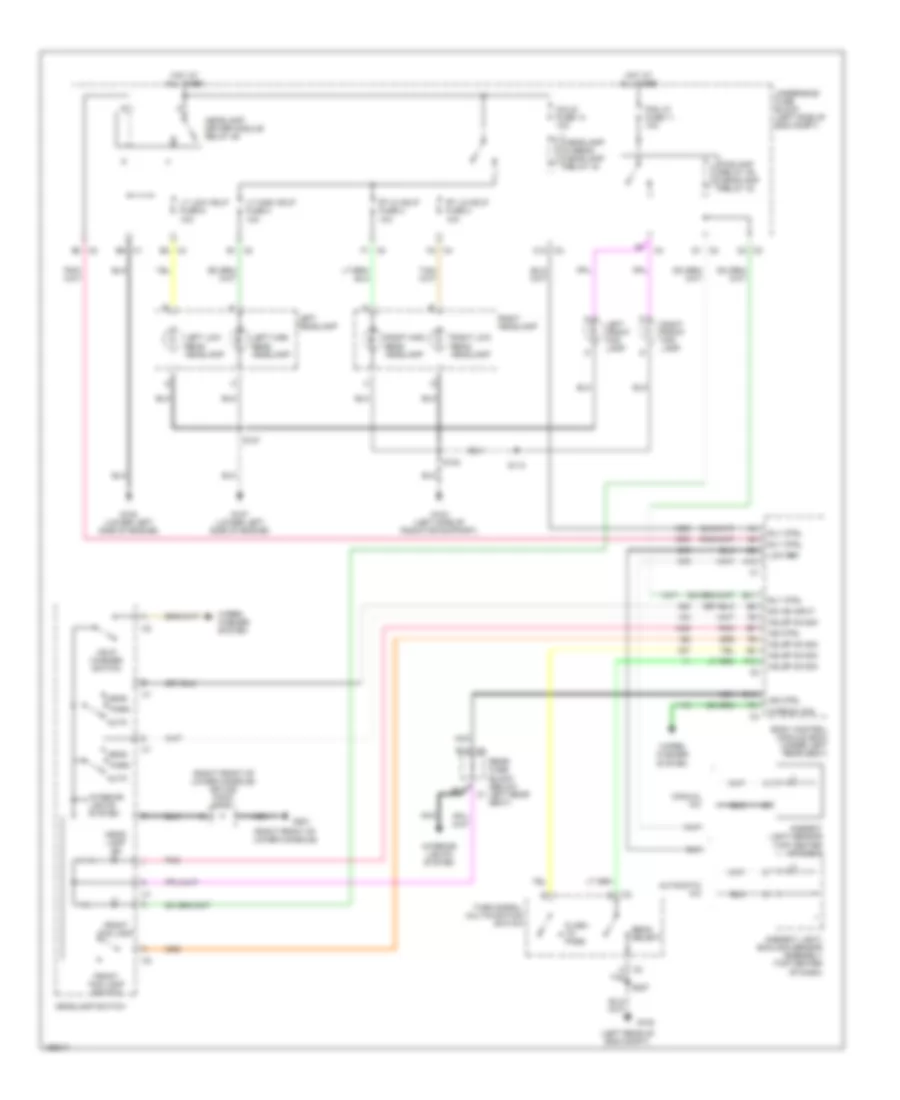Headlight Wiring Diagram for GMC Envoy XL 2002