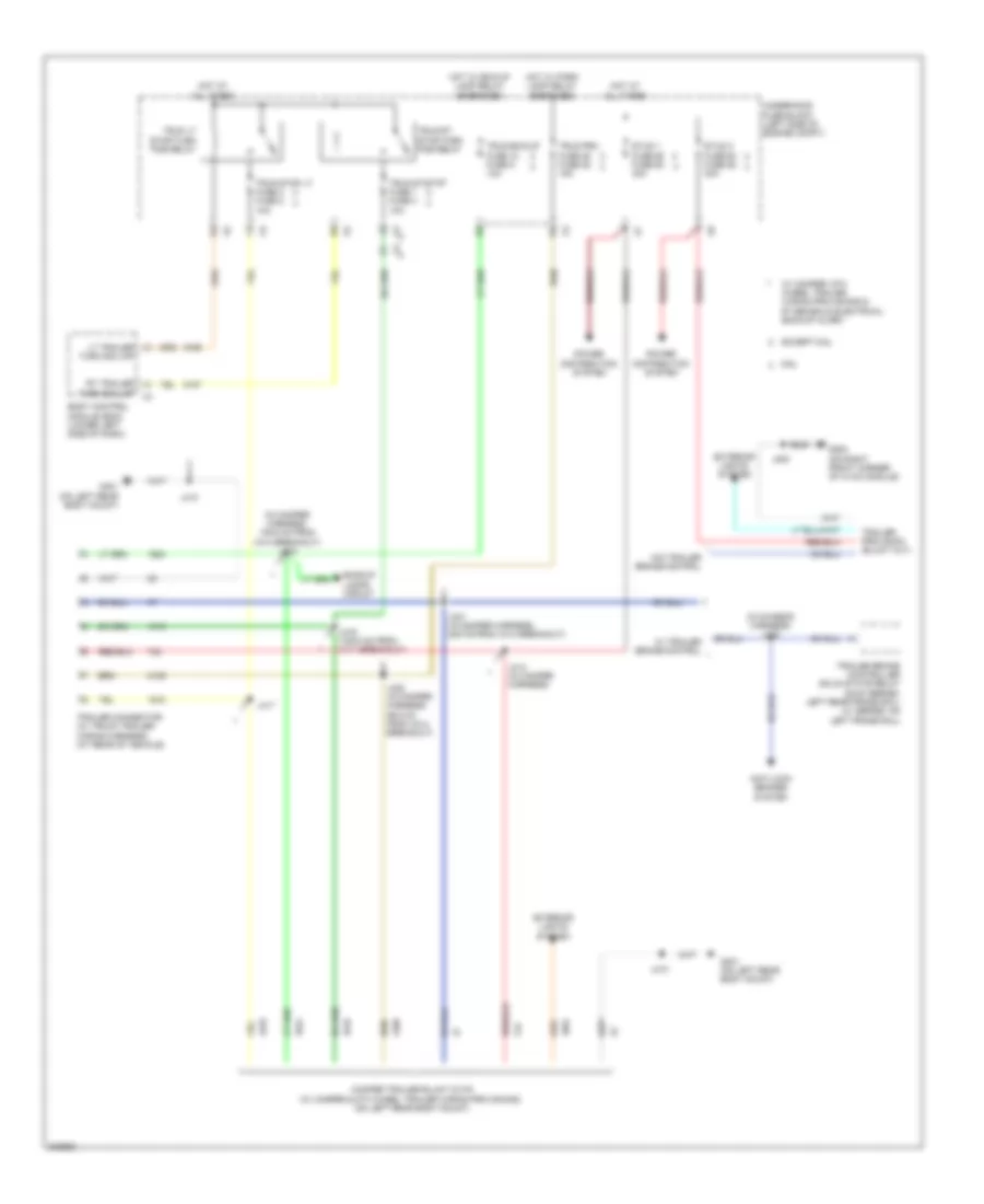 Trailer Tow Wiring Diagram for GMC Sierra HD 2009 3500