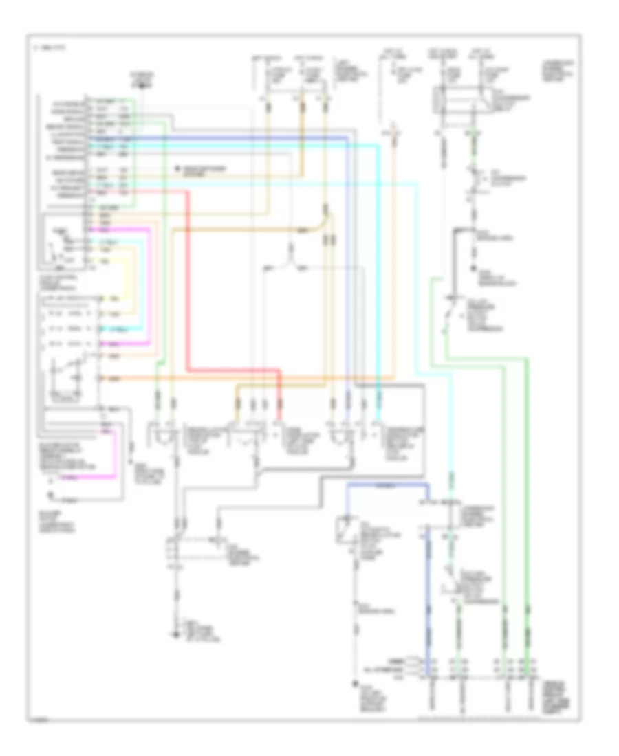 5 3L VIN T Manual A C Wiring Diagram Base for GMC Sierra 1999 1500