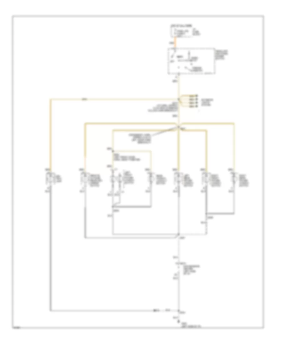 Instrument Illumination Wiring Diagram 2 of 2 for GMC Pickup C1997 1500