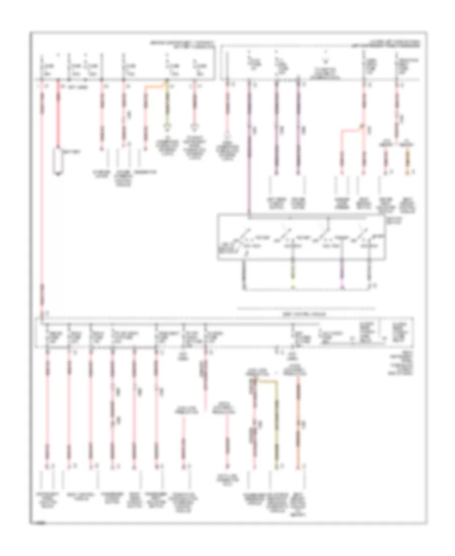 Power Distribution Wiring Diagram 1 of 5 for GMC Sierra 2014 1500