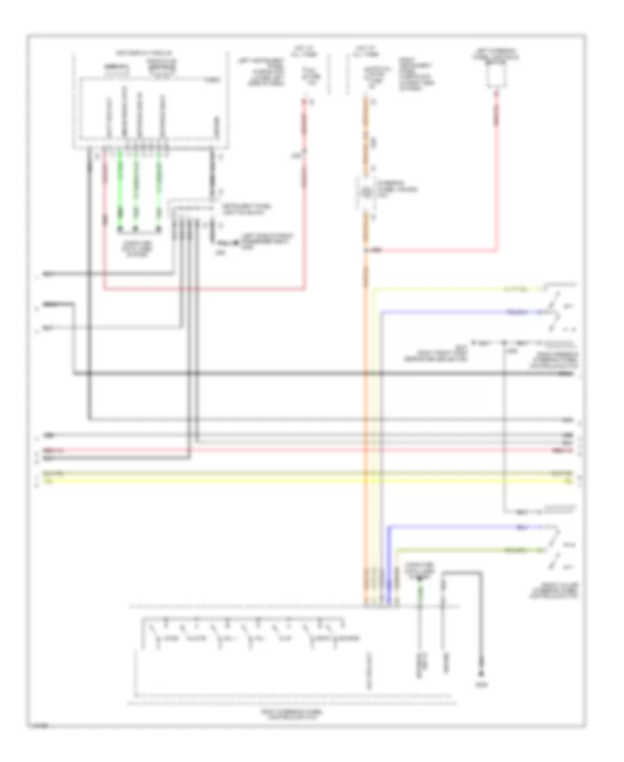 Radio Wiring Diagram, with Navigation (2 of 4) for GMC Sierra 1500 2014