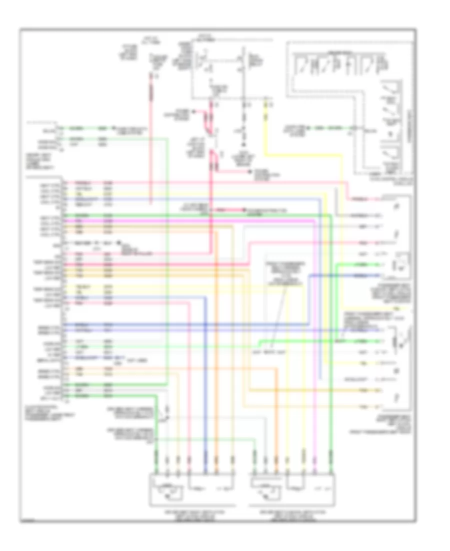 Climate Control Seats Wiring Diagram (1 of 2) for GMC Yukon 2009