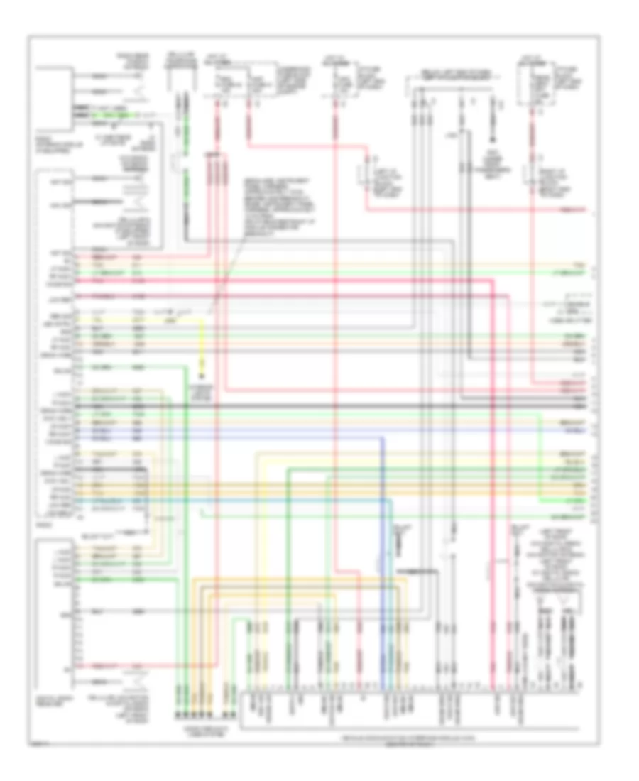 Radio Wiring Diagram, with Y91  with UQS (1 of 4) for GMC Yukon 2009