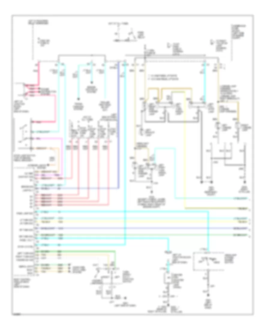 Exterior Lamps Wiring Diagram (1 of 2) for GMC Yukon 2009