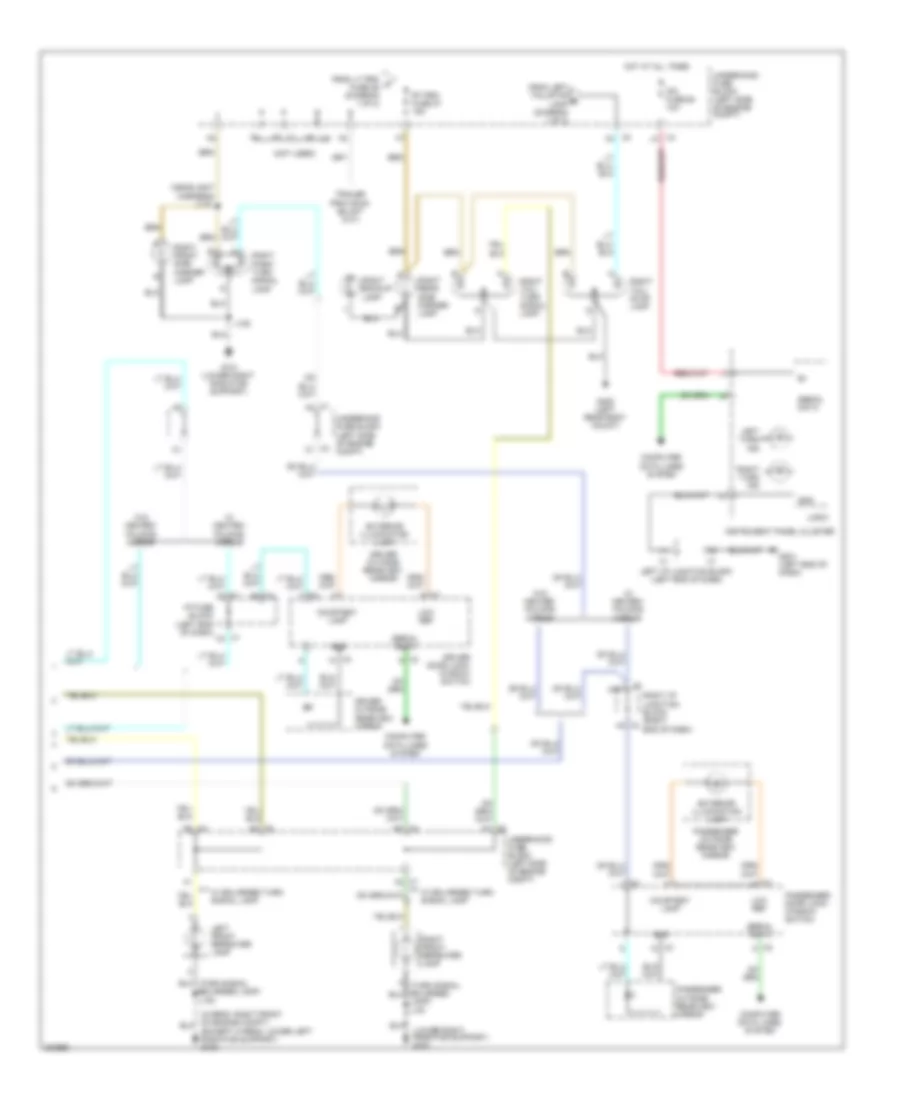 Exterior Lamps Wiring Diagram (2 of 2) for GMC Yukon 2009