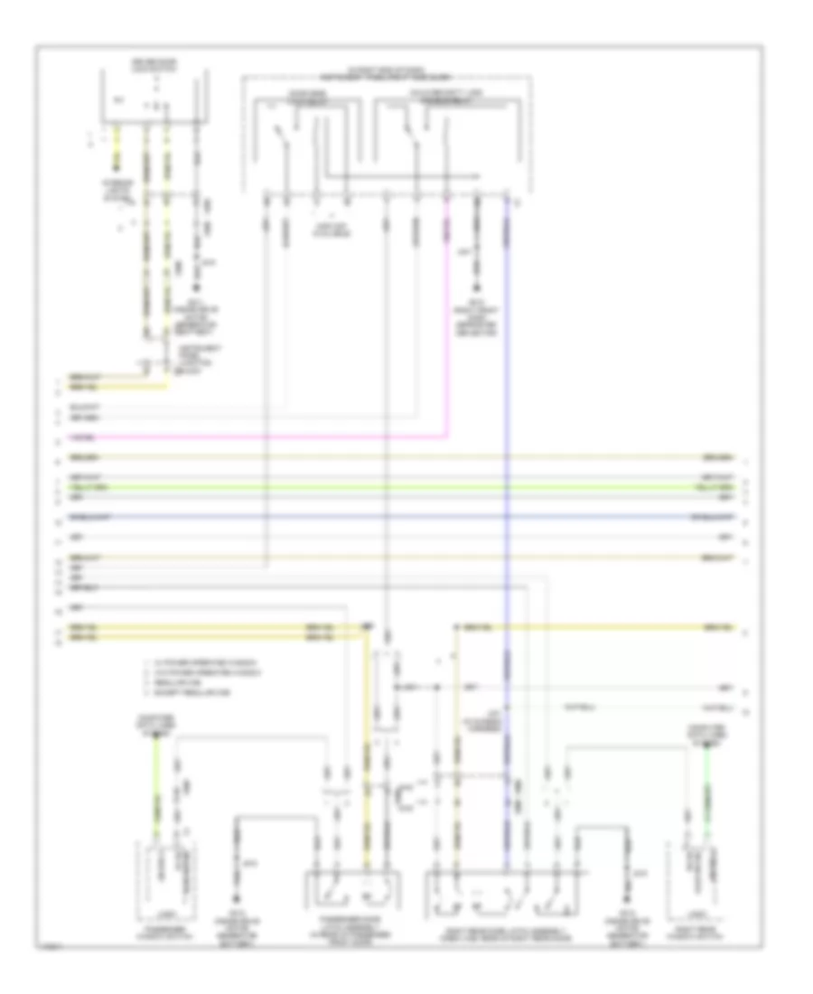 Forced Entry Wiring Diagram (2 of 3) for GMC Sierra 1500 Denali 2014