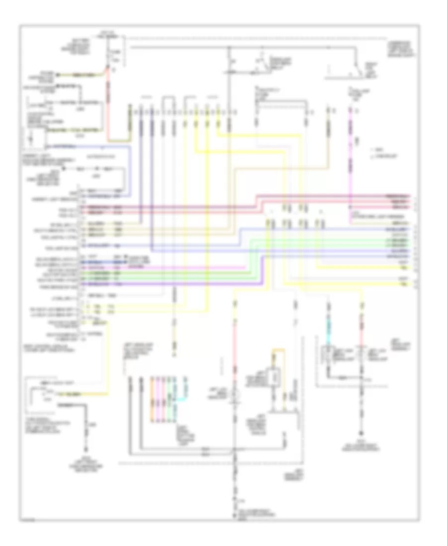 Headlights Wiring Diagram 1 of 2 for GMC Sierra Denali 2014 1500