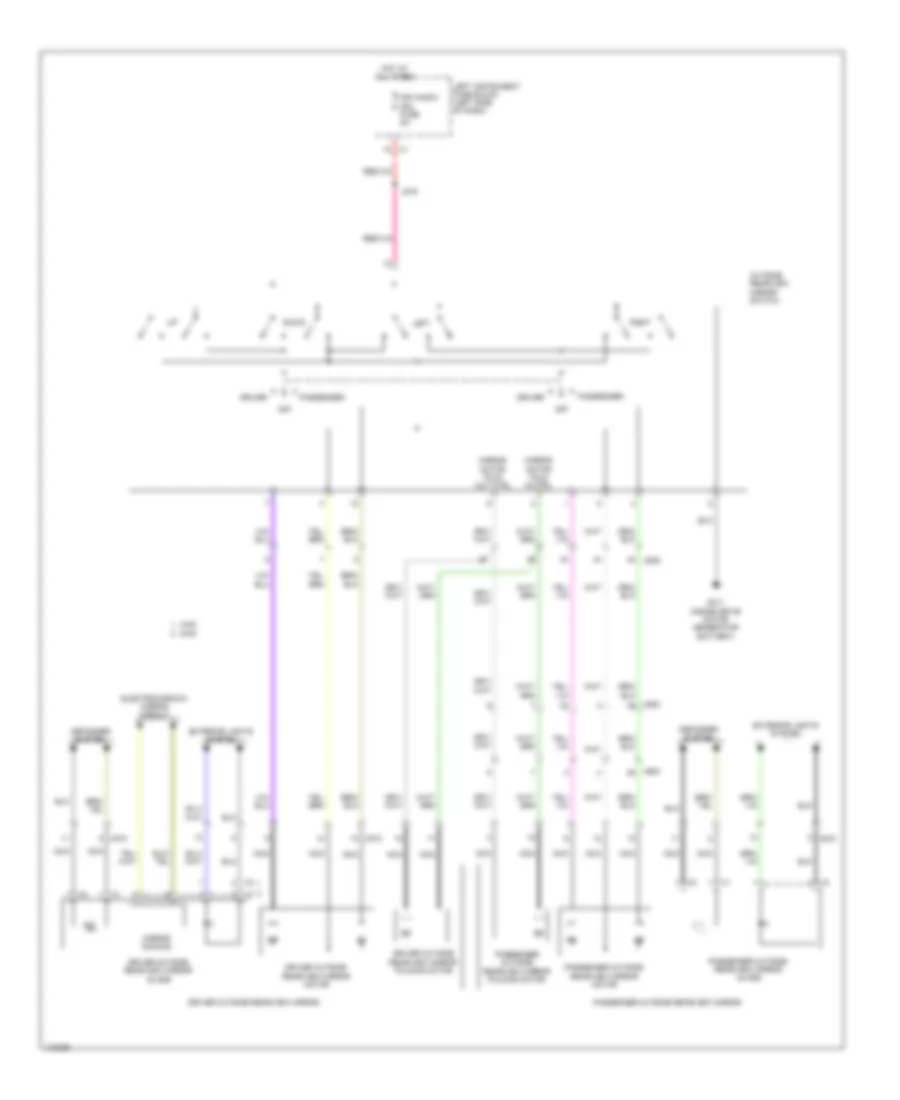 Power Mirrors Wiring Diagram for GMC Sierra Denali 2014 1500