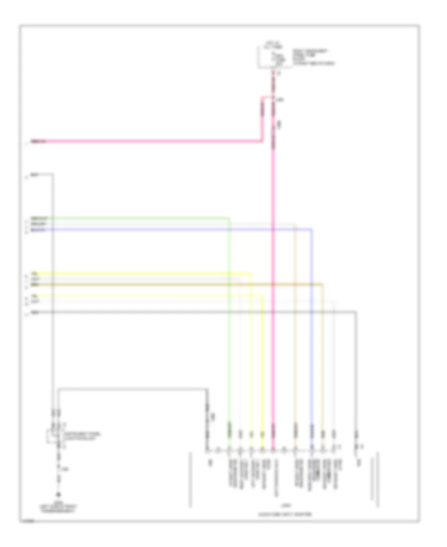 Video System Wiring Diagram (2 of 2) for GMC Sierra 1500 Denali 2014