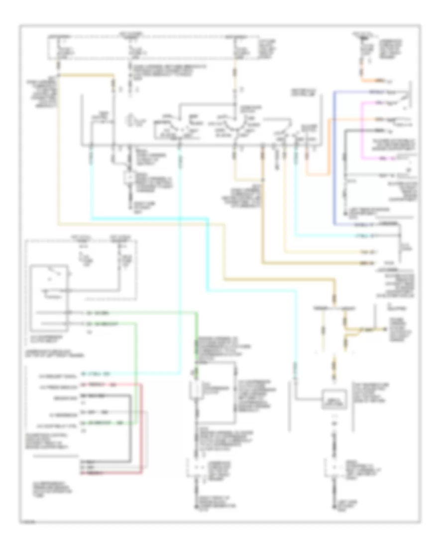 2 2L VIN 4 Manual A C Wiring Diagram for GMC Sonoma 1999