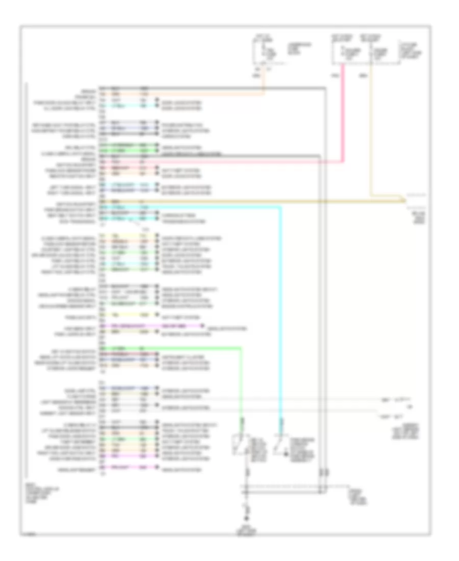 Body Computer Wiring Diagrams for GMC Sonoma 1999