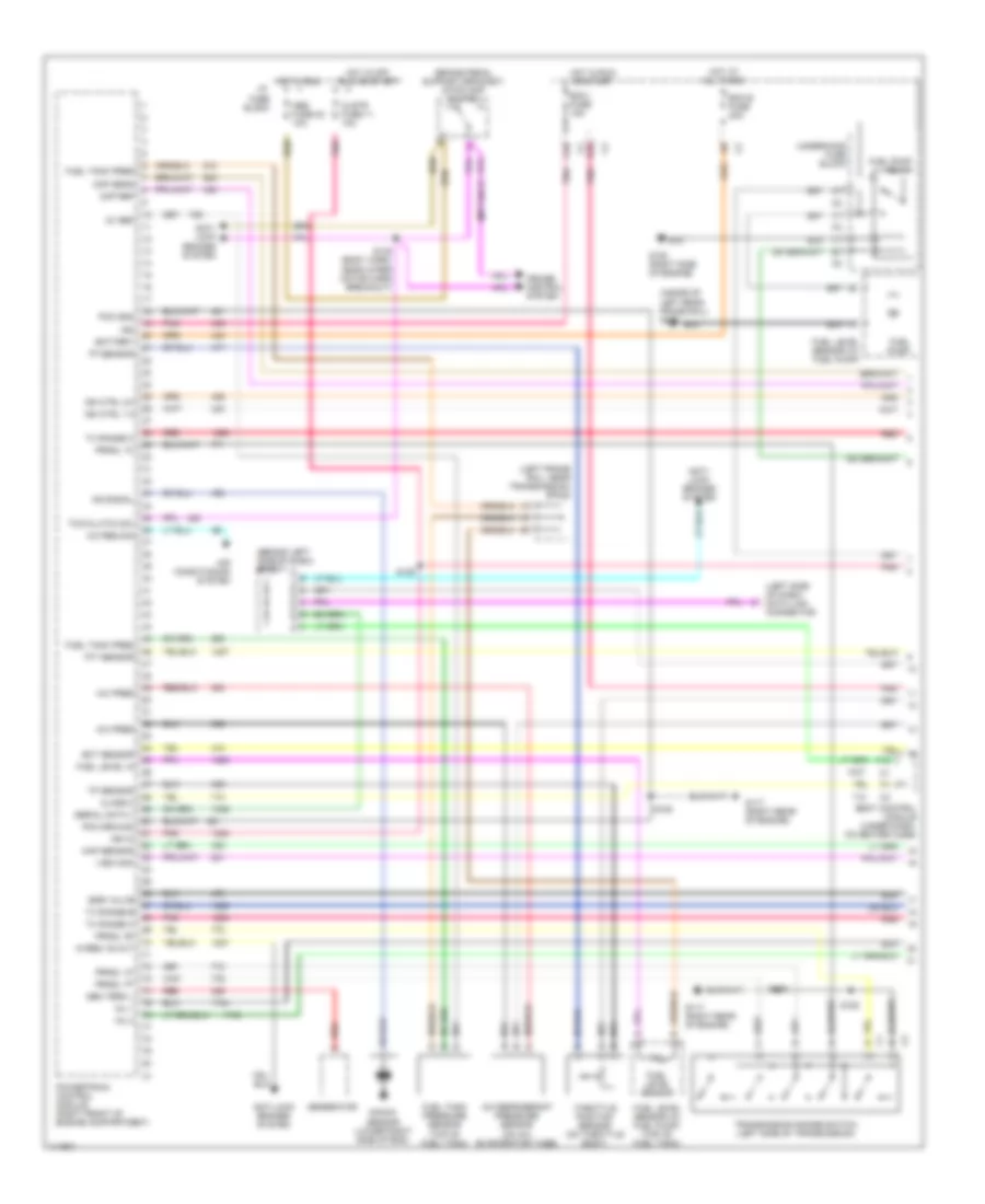 2 2L VIN 4 Engine Performance Wiring Diagrams 1 of 3 for GMC Sonoma 1999