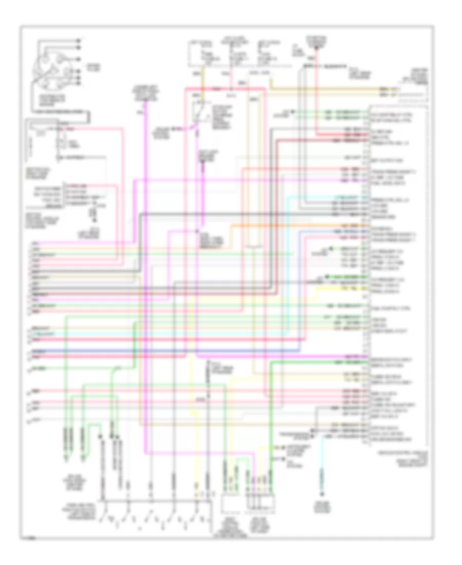 4.3L VIN X, Engine Performance Wiring Diagrams (4 of 4) for GMC Sonoma 1999