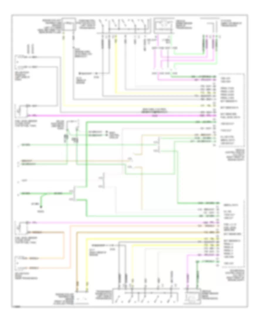 Instrument Cluster Wiring Diagram (2 of 2) for GMC Sonoma 1999