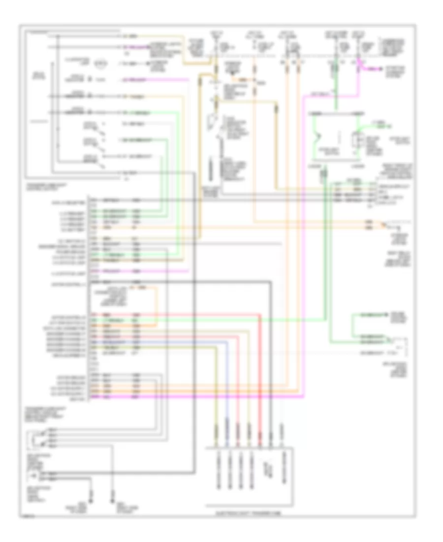 4WD Wiring Diagram with 2 Speed Selectable Transfer Case for GMC Sonoma 1999