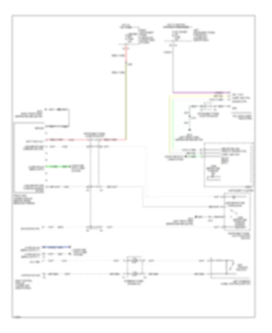 Lane Departure Warning Wiring Diagram for GMC Sierra SLT 2014 1500
