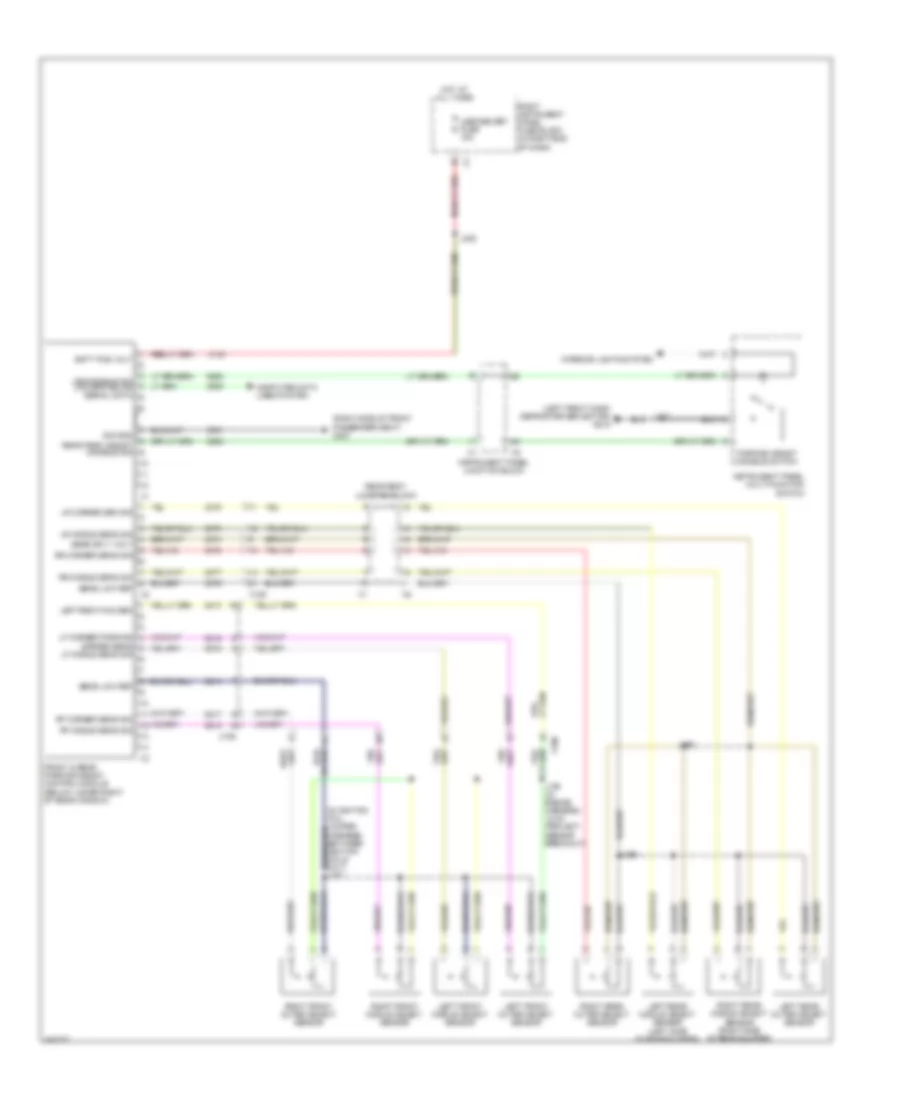 Parking Assistant Wiring Diagram for GMC Sierra SLT 2014 1500