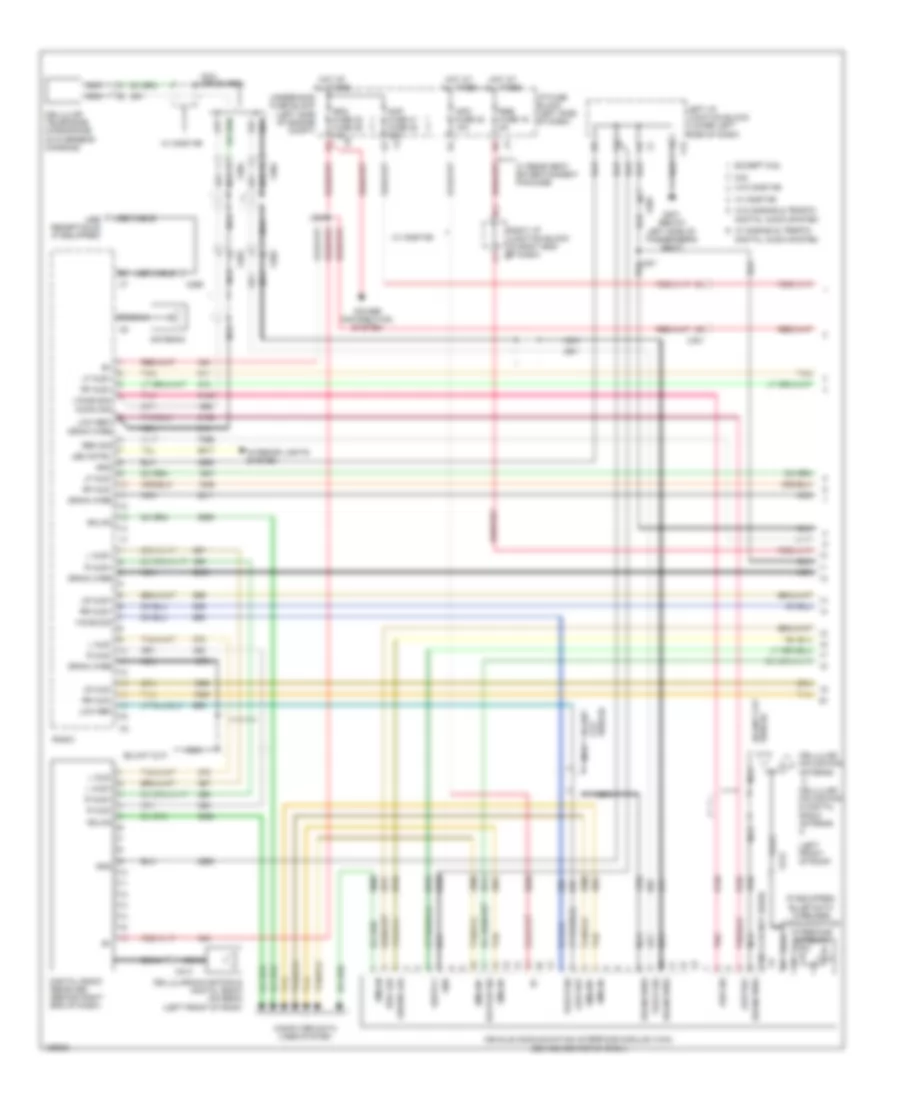 Radio Wiring Diagram, with Y91  UQA, without UYS (1 of 3) for GMC Sierra 2500 HD Denali 2014