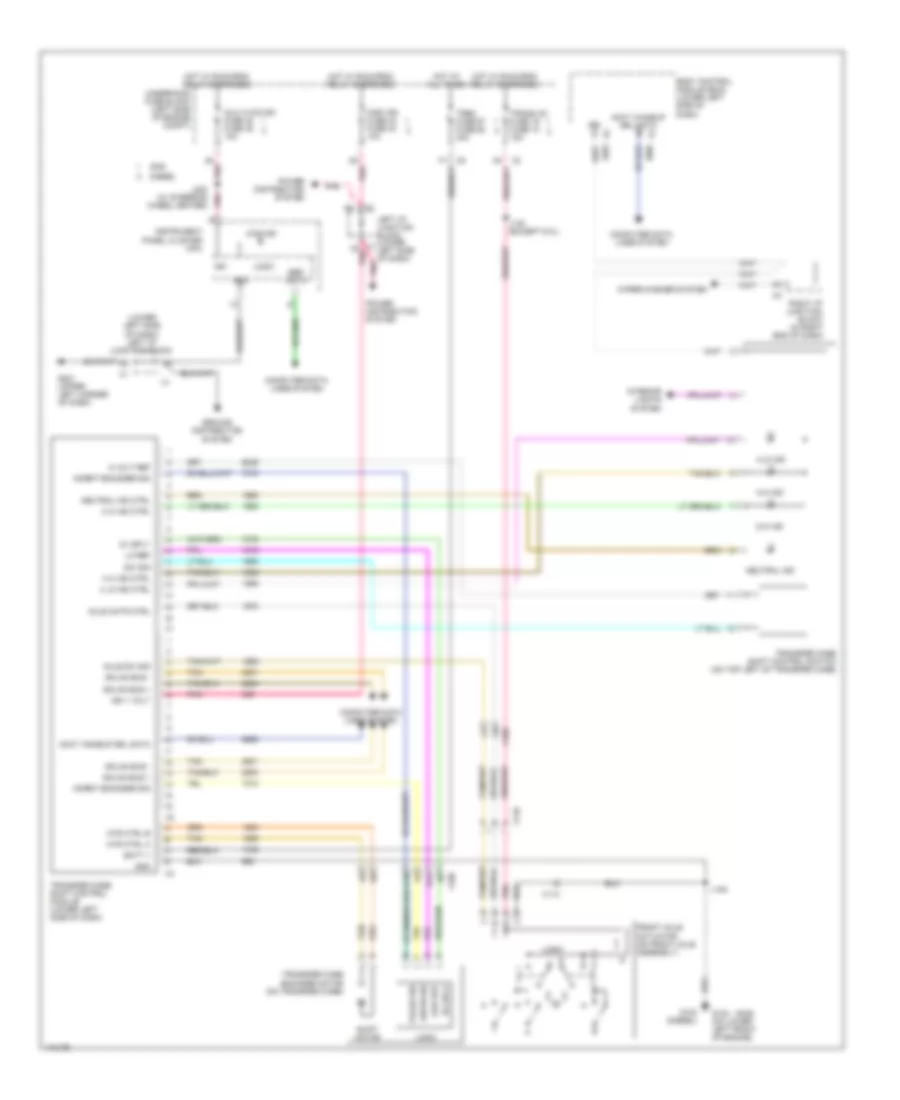 6 0L VIN B Transfer Case Wiring Diagram 2 Speed Automatic for GMC Sierra HD Denali 2014 2500
