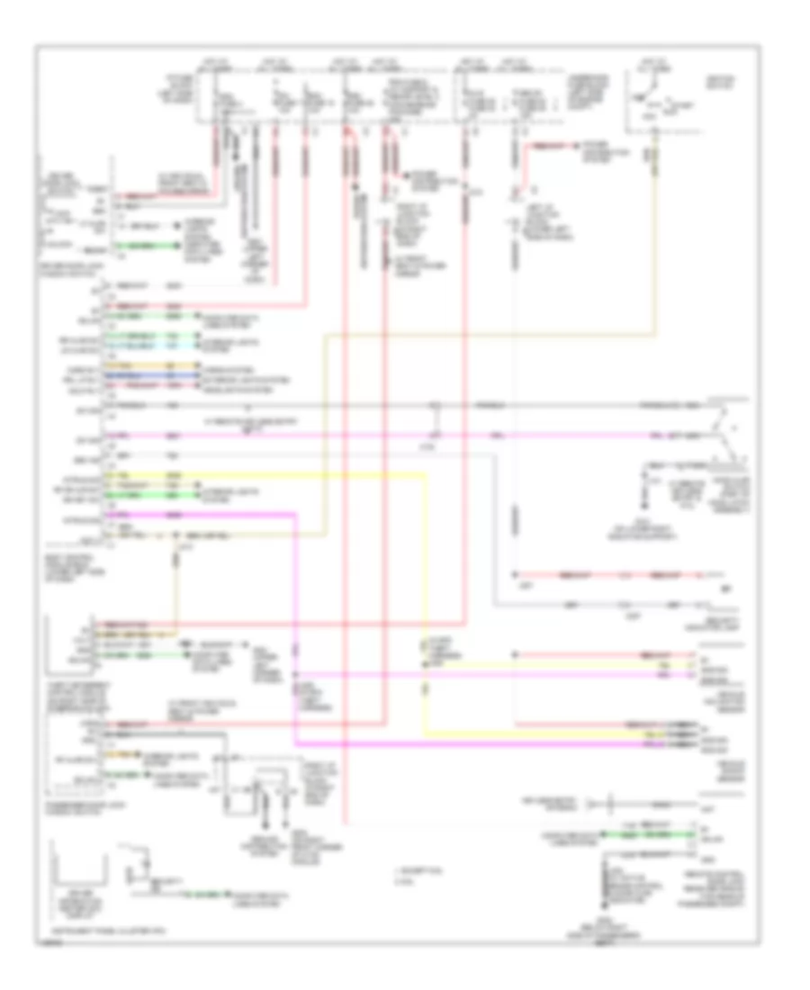 Anti-theft Wiring Diagram for GMC Sierra 2500 HD Denali 2014