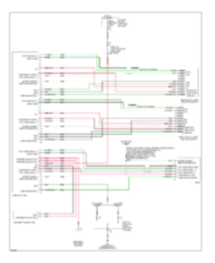 Video Splitter Wiring Diagram for GMC Yukon XL C2009 1500