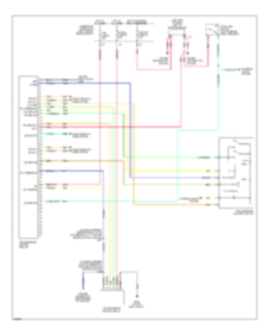 Trailer ABS Wiring Diagram for GMC Yukon XL C2009 1500