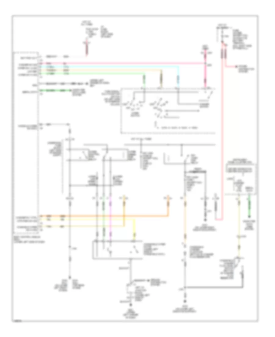 Wiper Washer Wiring Diagram for GMC Sierra HD SLT 2014 2500