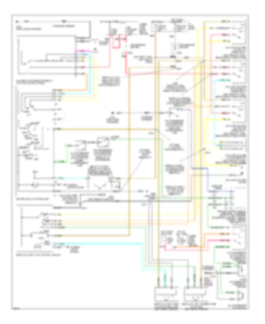 A C Wiring Diagram Cargo Van for GMC Savana Camper Special G1997 3500