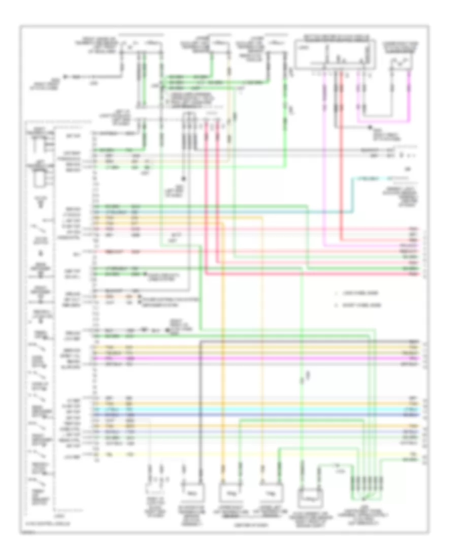 Automatic A C Wiring Diagram 1 of 4 for GMC Yukon XL K2012 2500