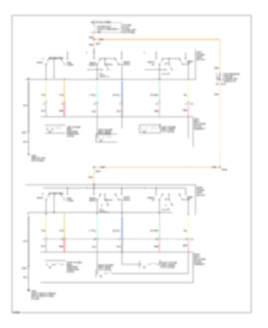 6 Way Power Seat Wiring Diagram for GMC Savana G1997 1500