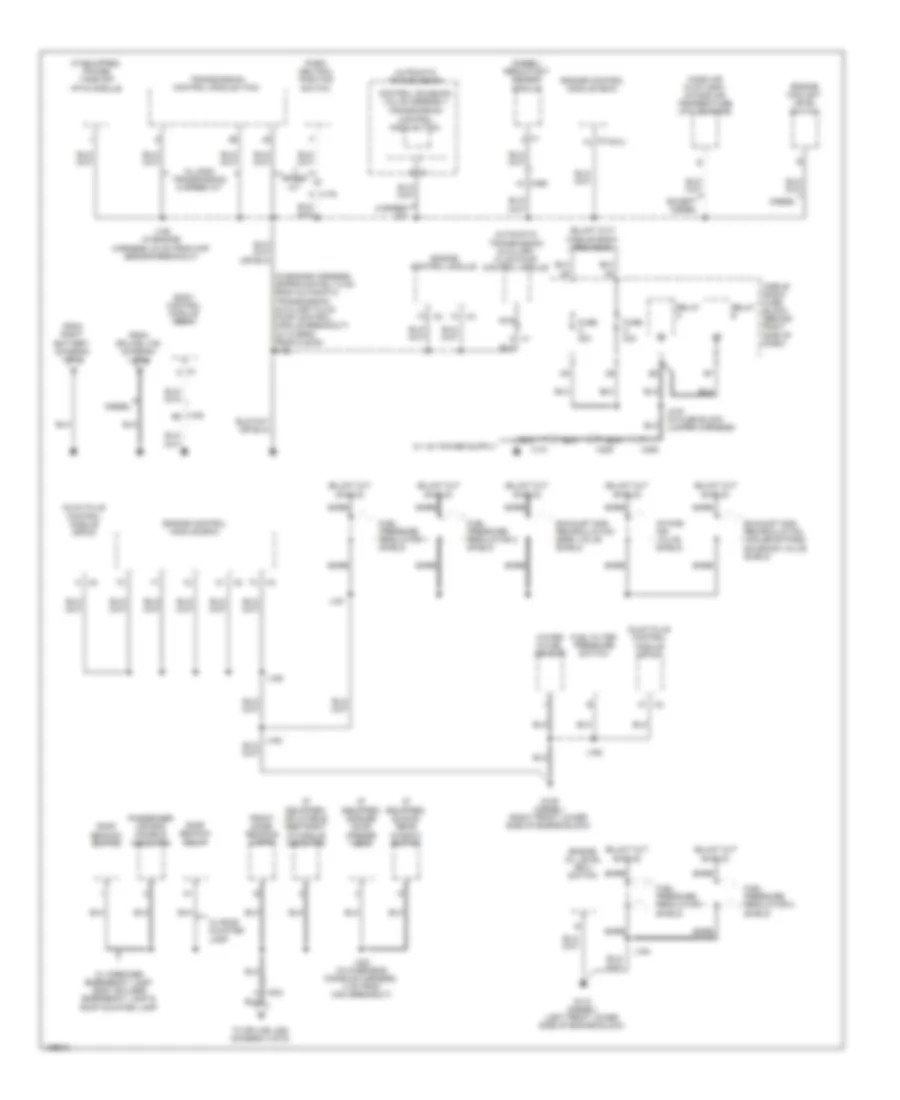Ground Distribution Wiring Diagram (2 of 6) for GMC Sierra 2500 HD WT 2014