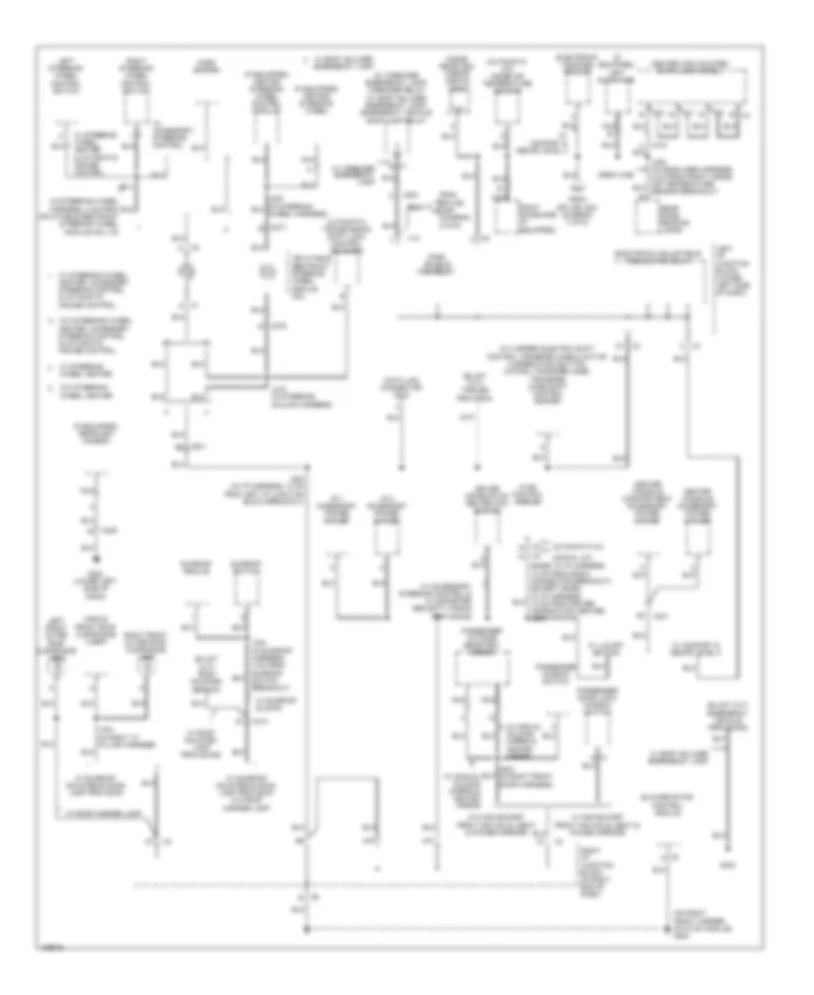 Ground Distribution Wiring Diagram (3 of 6) for GMC Sierra 2500 HD WT 2014