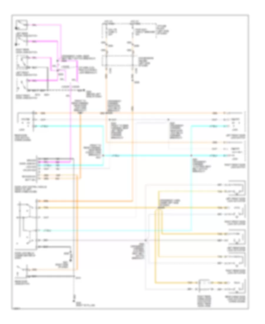 Door Lock Wiring Diagram for GMC Suburban K1999 1500