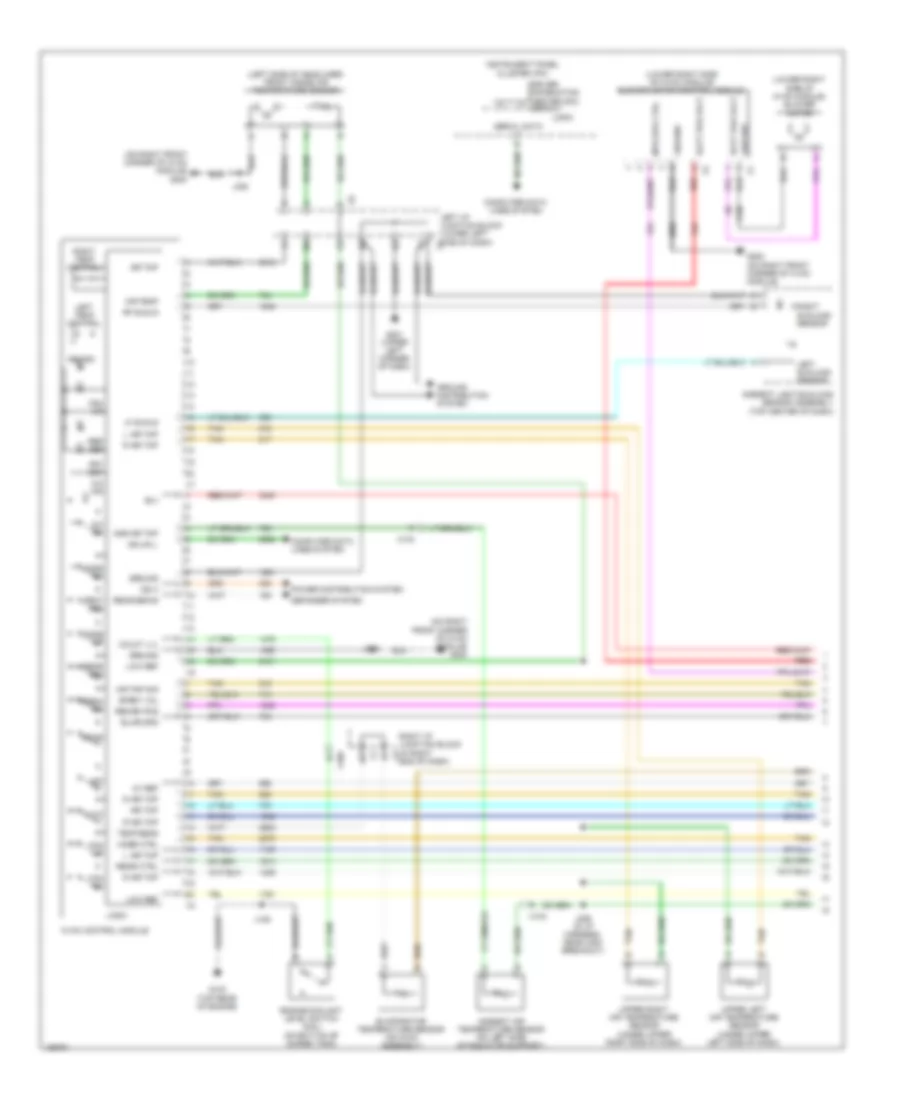 Automatic A C Wiring Diagram 1 of 3 for GMC Sierra HD Denali 2014 3500