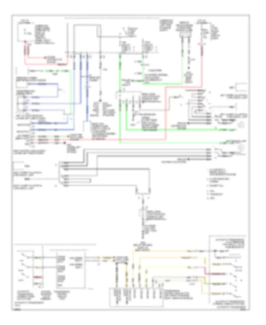 Backup Lamps Wiring Diagram for GMC Sierra HD Denali 2014 3500