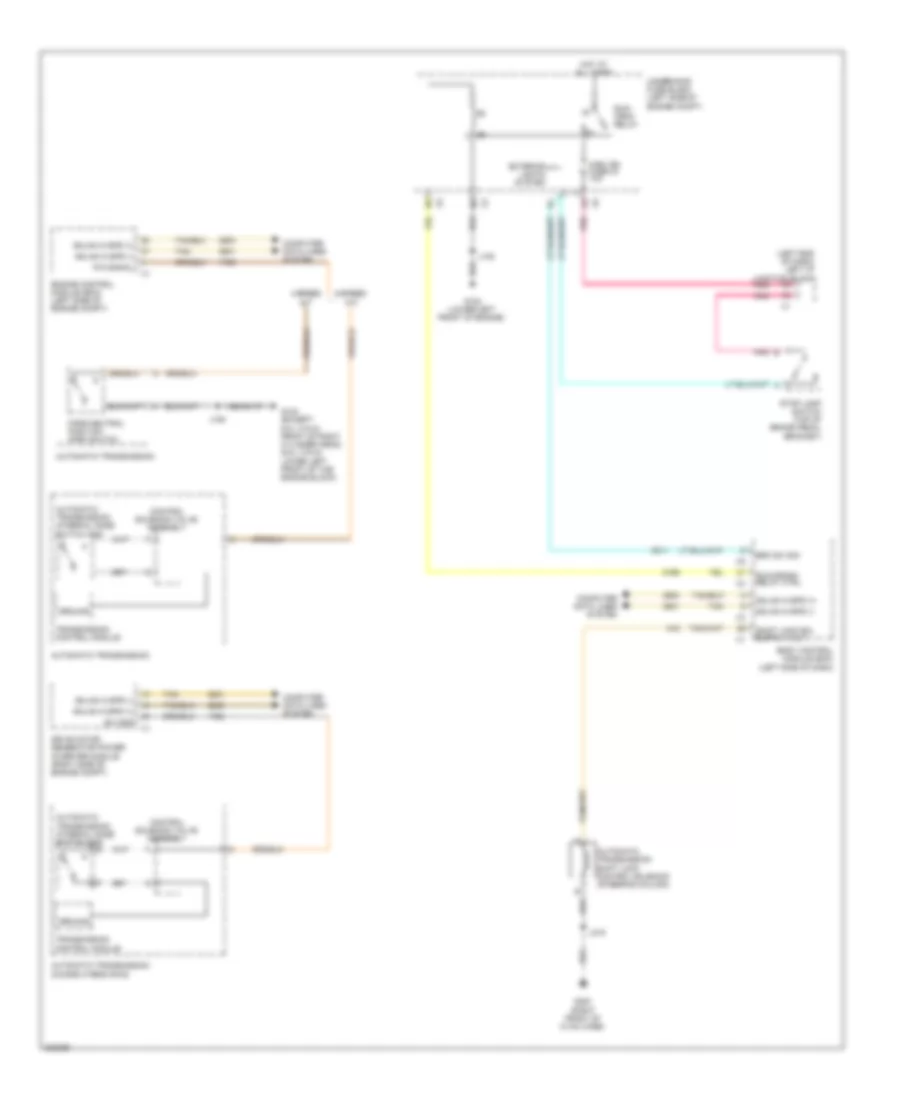 Shift Interlock Wiring Diagram for GMC Yukon XL K2009 1500