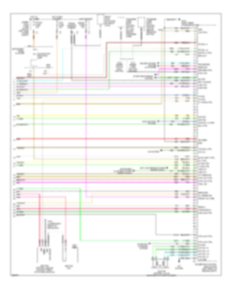 4.3L VIN X, Engine Performance Wiring Diagram (4 of 4) for GMC Sierra Classic 2500 HD 2007