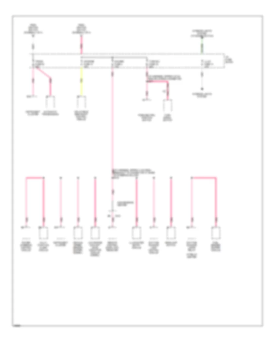 Power Distribution Wiring Diagram 4 of 4 for GMC Savana G1997 3500