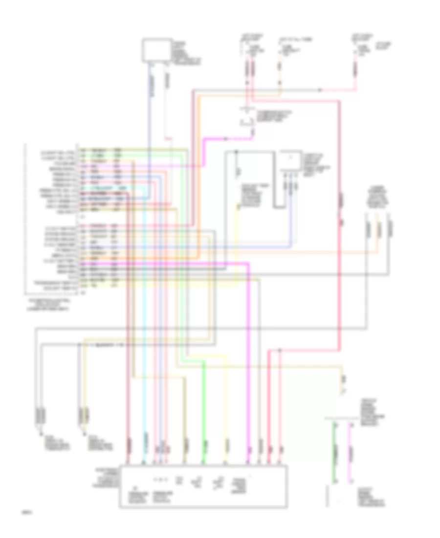 4 3L VIN Z Transmission Wiring Diagram 4L80 E for GMC Vandura G1993 1500