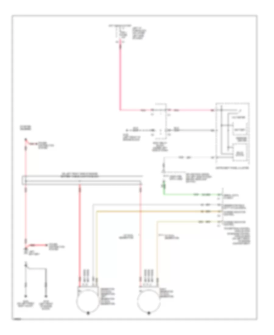 Charging Wiring Diagram for GMC Sierra 2002 1500