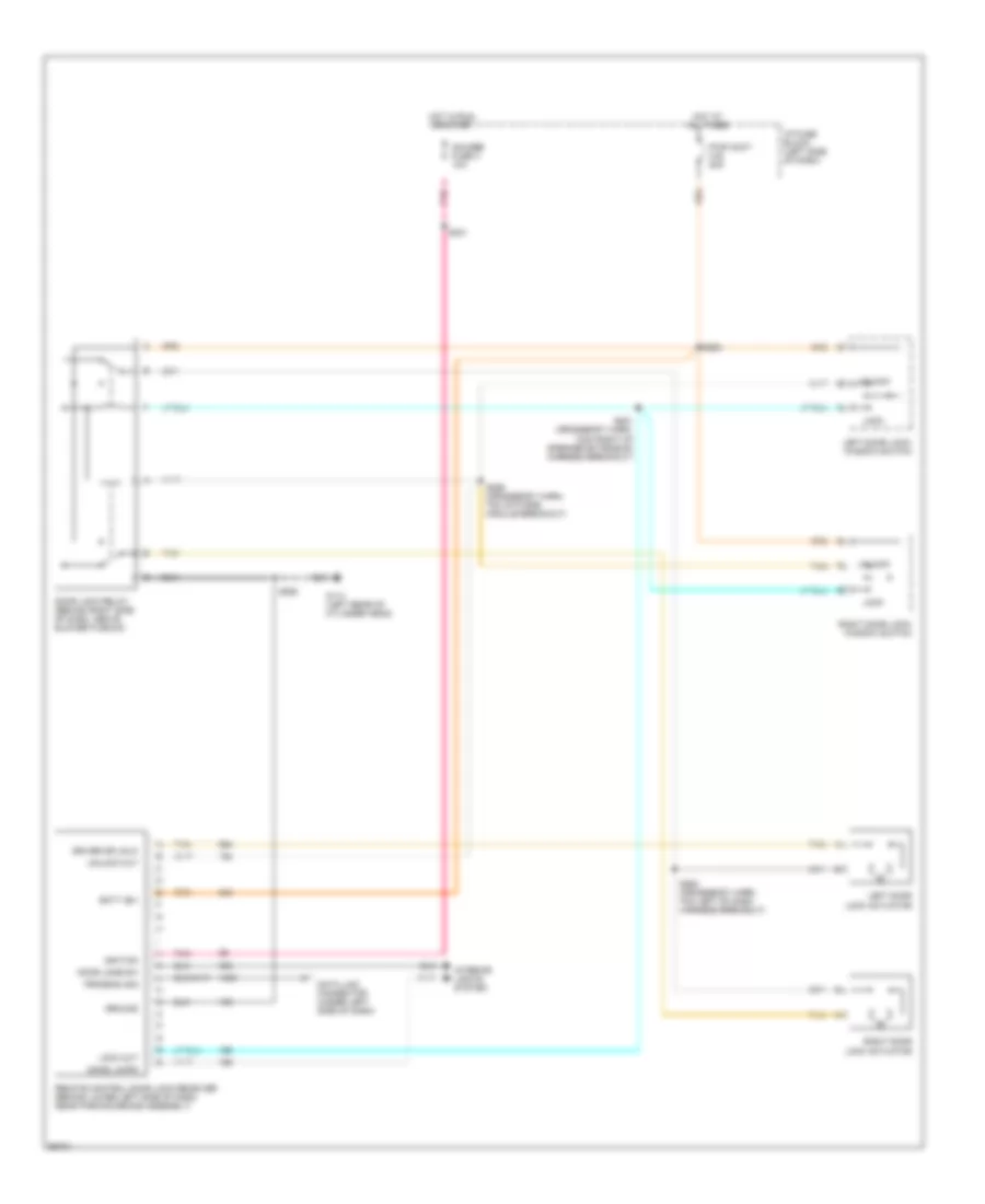 Keyless Entry Wiring Diagram for GMC Sonoma 1997