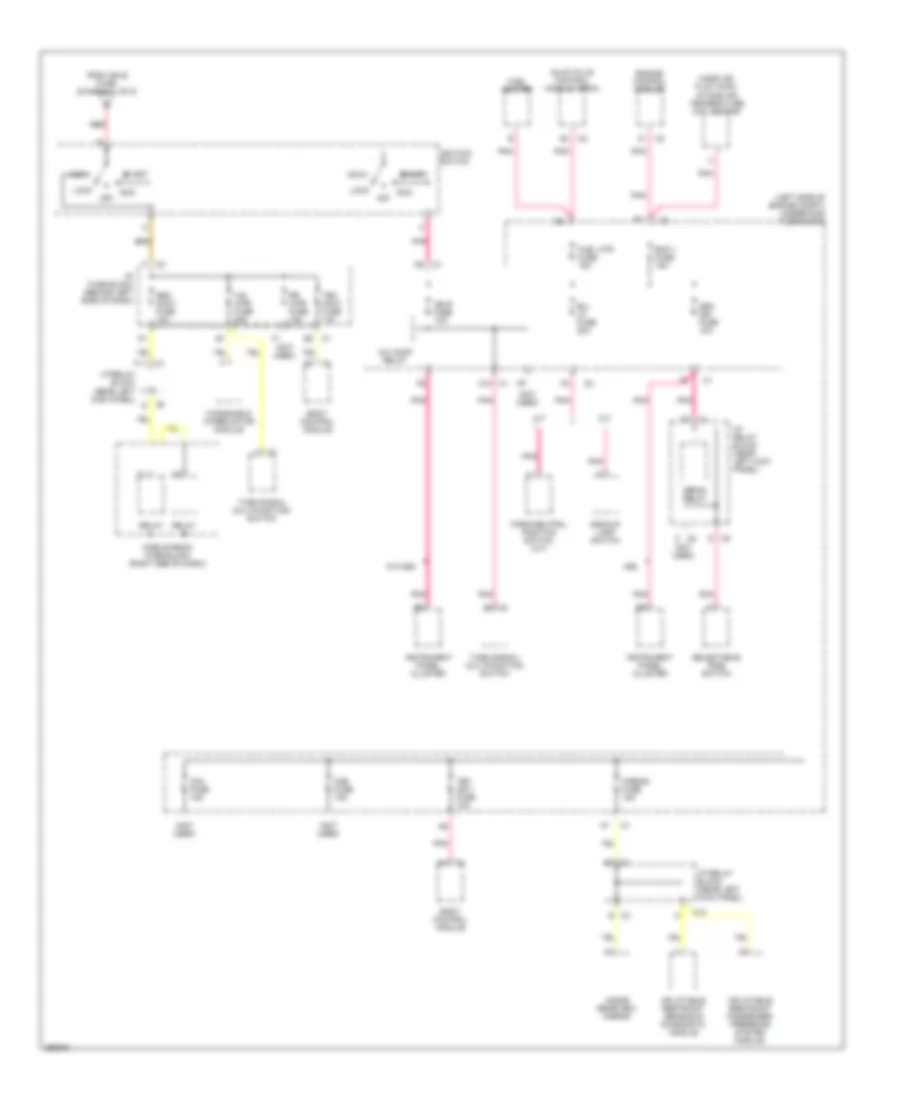 6 6L VIN D Power Distribution Wiring Diagram 5 of 5 for GMC Sierra Classic 2007 3500