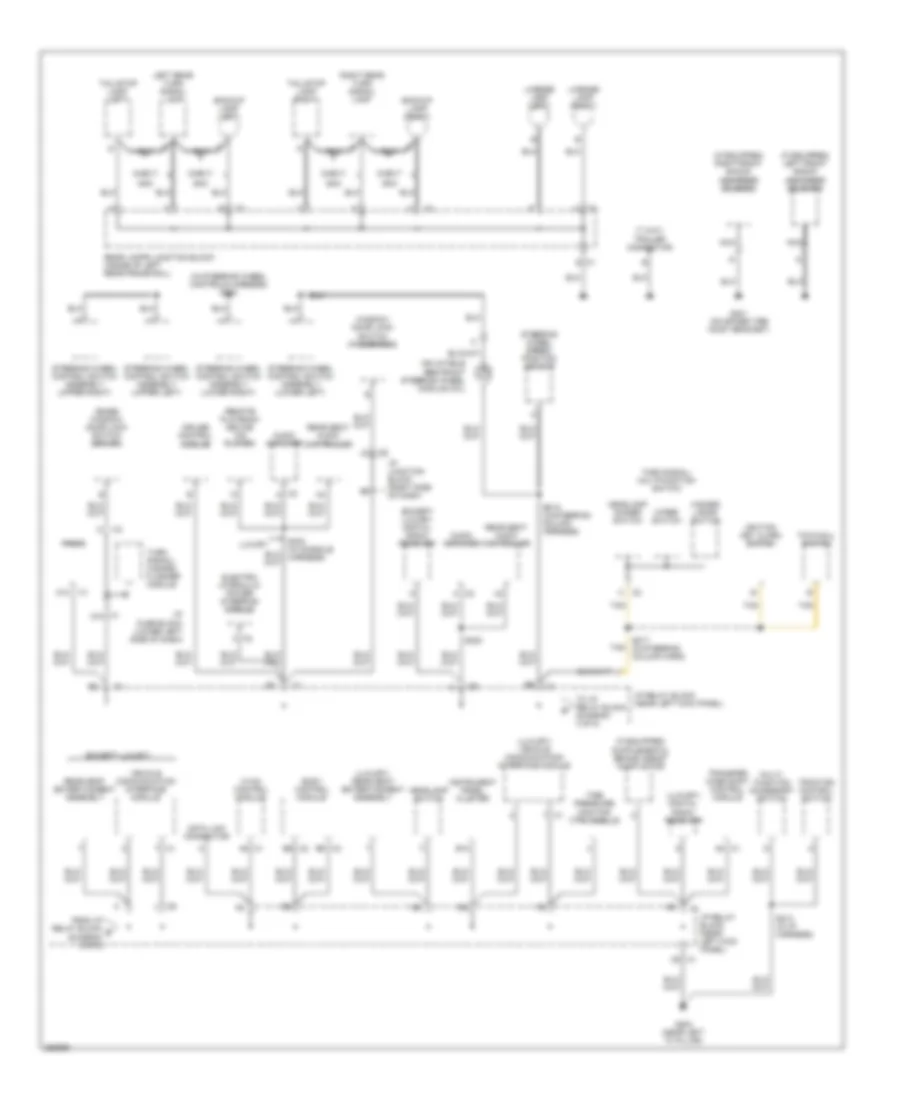 Ground Distribution Wiring Diagram, Hybrid (3 of 5) for GMC Sierra Classic 3500 2007