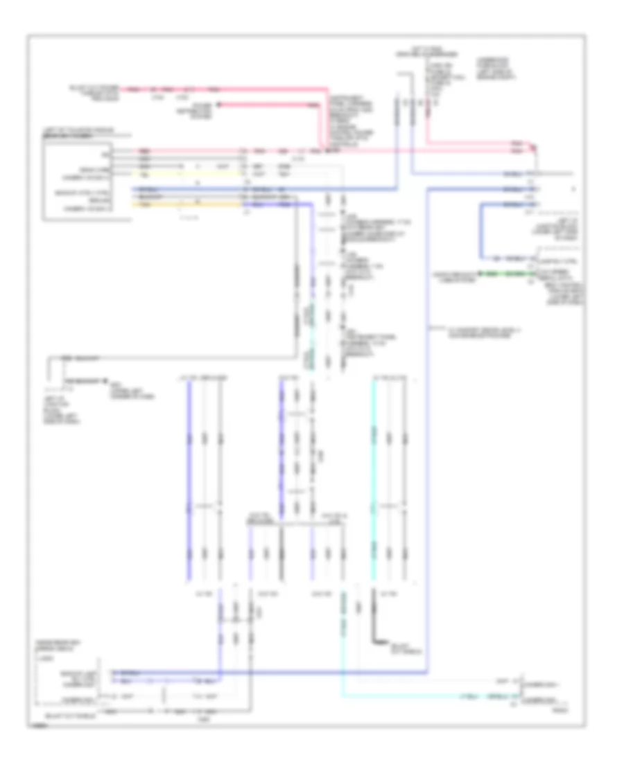 Rear View Camera Wiring Diagram for GMC Sierra HD WT 2014 3500