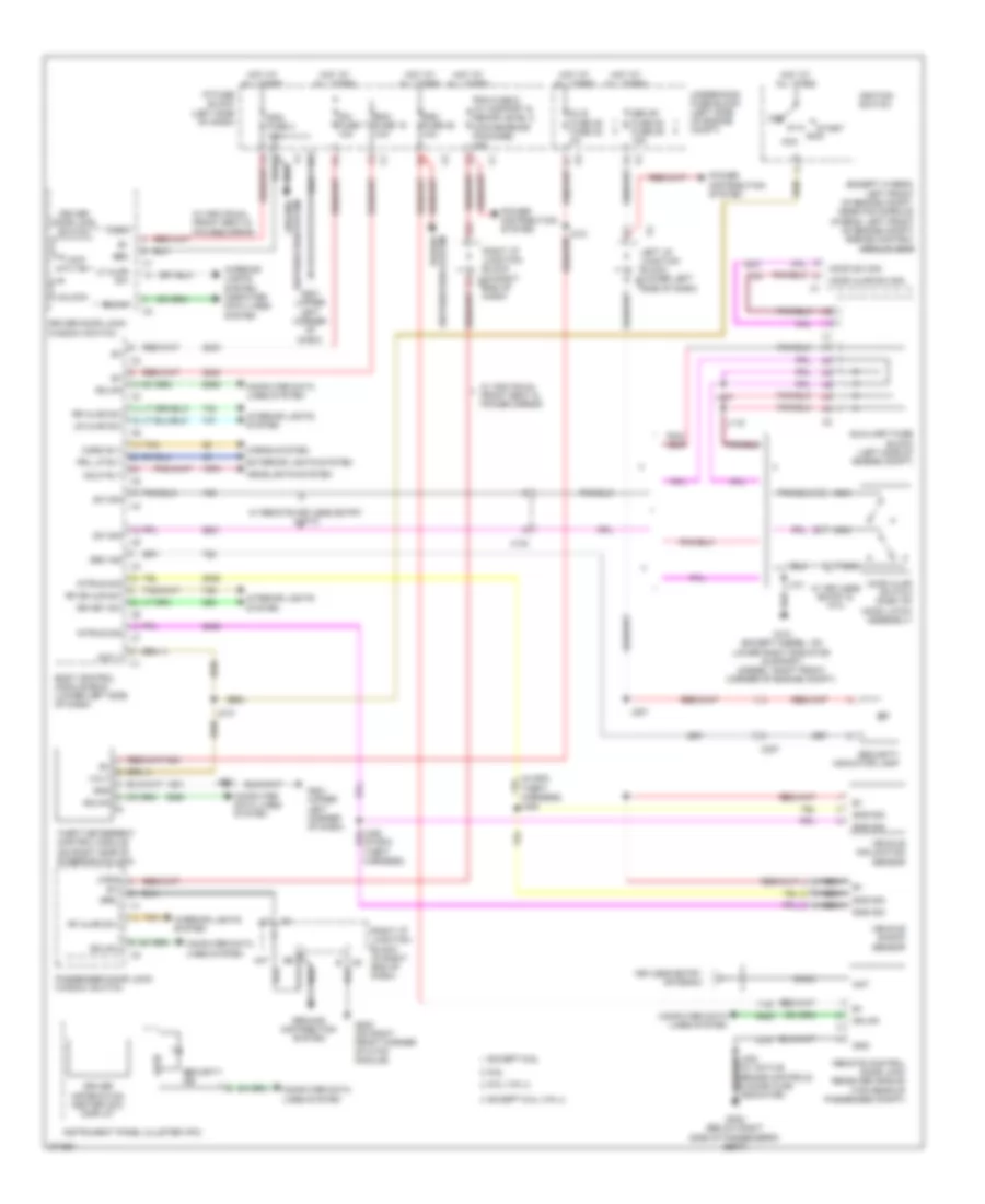 Anti theft Wiring Diagram for GMC Sierra HD 2012 2500